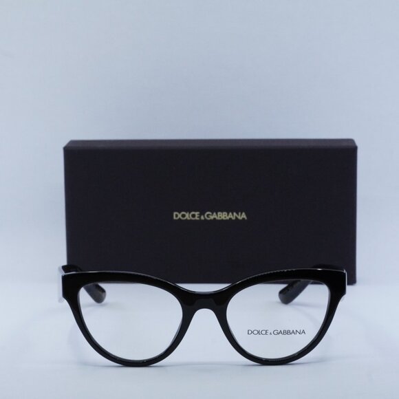 Final Price! Dolce & Gabbana DG3372 501 Black Eyeglasses - Picture 2 of 9